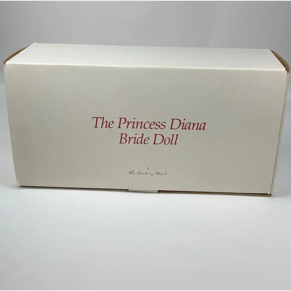 NIB Danbury Mint Princess Diana Bride Doll Commemorative Edition w/ Box NRFB